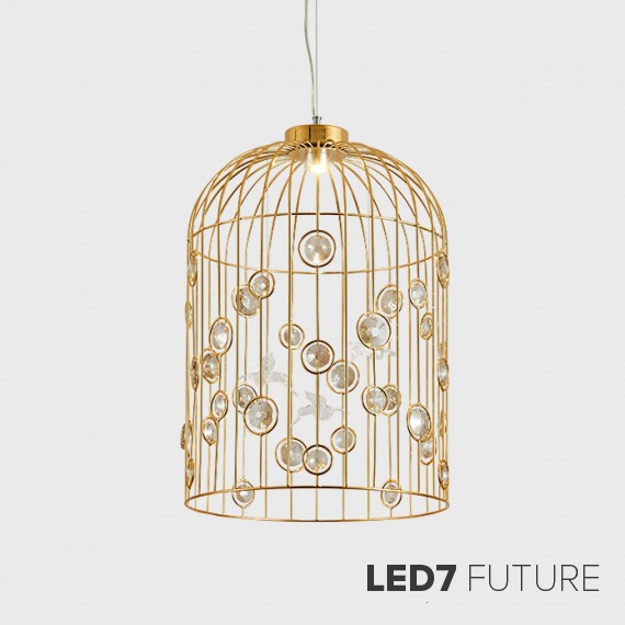 Loft Industry Modern - Birdcage Chandelier